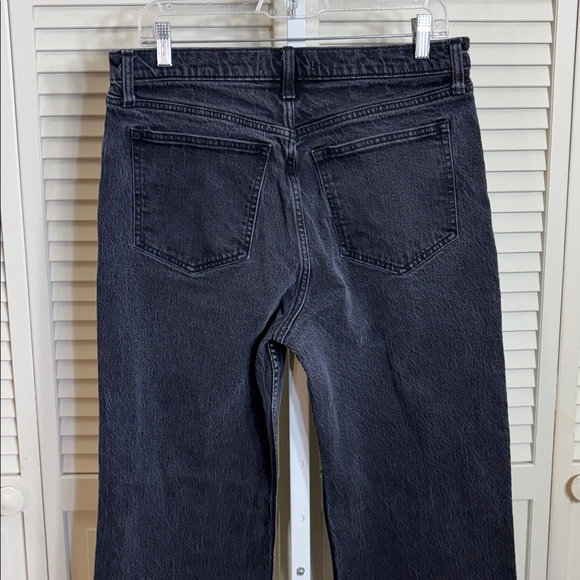 Abercrombie & Fitch High Rise 90's Relaxed Cuffed Hem Jean Size 12 Short - Picture 14 of 16